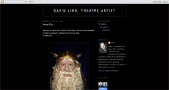 Desktop Screenshot of davidlindtheatreartist.blogspot.com