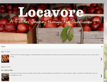 Tablet Screenshot of locavoreaustralia.blogspot.com