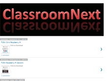 Tablet Screenshot of classroomnext.blogspot.com