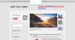 Desktop Screenshot of darkcircleplanet.blogspot.com