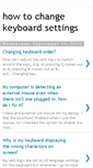 Mobile Screenshot of howtochangekeyboardsettings.blogspot.com