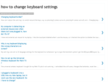 Tablet Screenshot of howtochangekeyboardsettings.blogspot.com