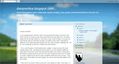 Desktop Screenshot of danprentice.blogspot.com