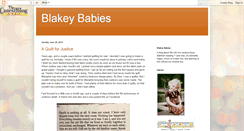 Desktop Screenshot of blakeybabies.blogspot.com