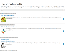 Tablet Screenshot of lifeaccordingtoliz123.blogspot.com