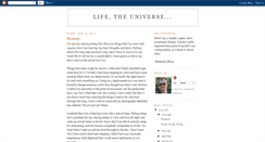 Desktop Screenshot of glossgreen-lifetheuniverse.blogspot.com
