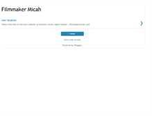 Tablet Screenshot of filmmakermicah.blogspot.com