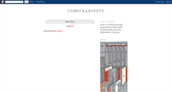 Desktop Screenshot of comickabinett.blogspot.com