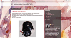 Desktop Screenshot of beingunexceptional.blogspot.com