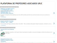 Tablet Screenshot of plataformaprofesoresasociadosurjc.blogspot.com