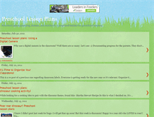 Tablet Screenshot of preschoollessonplans.blogspot.com
