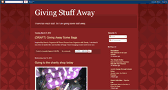 Desktop Screenshot of givingstuffaway.blogspot.com