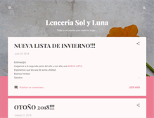 Tablet Screenshot of lenceriasolyluna.blogspot.com