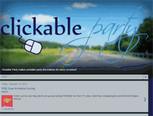 Tablet Screenshot of clickableparty.blogspot.com