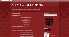 Desktop Screenshot of mamazcollection.blogspot.com