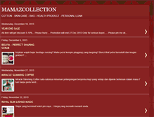 Tablet Screenshot of mamazcollection.blogspot.com