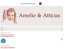 Tablet Screenshot of amelieandatticus.blogspot.com