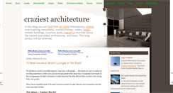 Desktop Screenshot of craziestarchitecture.blogspot.com