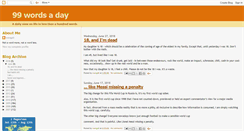 Desktop Screenshot of ninety9words.blogspot.com