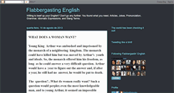 Desktop Screenshot of flabbergastenglish.blogspot.com