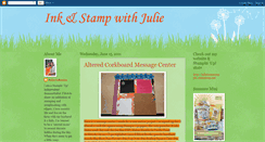 Desktop Screenshot of inkandstampwithjulie.blogspot.com