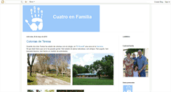 Desktop Screenshot of cuatroenfamilia.blogspot.com