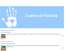 Tablet Screenshot of cuatroenfamilia.blogspot.com