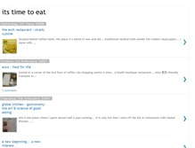 Tablet Screenshot of itistimetoeat.blogspot.com