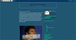 Desktop Screenshot of de-elevator.blogspot.com