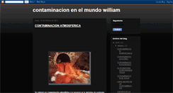 Desktop Screenshot of contaminacionenelmundowilliam.blogspot.com