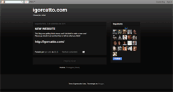 Desktop Screenshot of igorcatto.blogspot.com