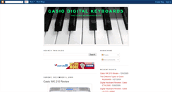Desktop Screenshot of casiokeyboards.blogspot.com