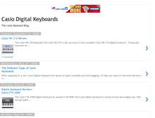 Tablet Screenshot of casiokeyboards.blogspot.com