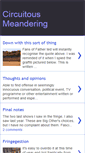 Mobile Screenshot of circuitous-meandering.blogspot.com