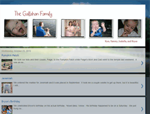 Tablet Screenshot of gallahanfamily.blogspot.com