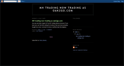 Desktop Screenshot of oak2go.blogspot.com