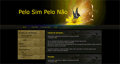 Desktop Screenshot of pelo-sim-pelo-nao.blogspot.com