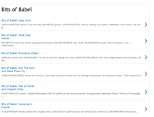 Tablet Screenshot of bitsofbabel.blogspot.com