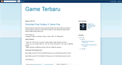 Desktop Screenshot of game-terbarunews.blogspot.com