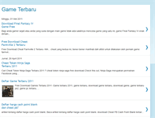 Tablet Screenshot of game-terbarunews.blogspot.com