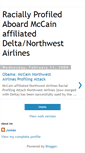 Mobile Screenshot of northwest-delta-air-racial-profiling.blogspot.com