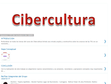 Tablet Screenshot of cibercultura-17.blogspot.com