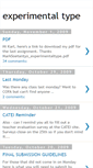 Mobile Screenshot of experimentaltype.blogspot.com