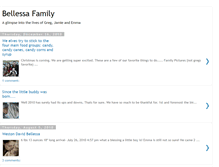 Tablet Screenshot of bellessafamily.blogspot.com