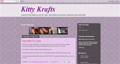 Desktop Screenshot of kittykrafts.blogspot.com