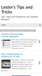 Mobile Screenshot of lesterstipsandtricks.blogspot.com