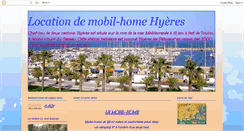 Desktop Screenshot of locationmobilhomehyeres.blogspot.com