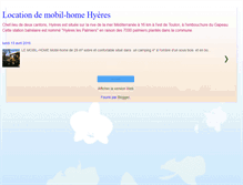 Tablet Screenshot of locationmobilhomehyeres.blogspot.com