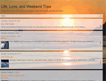 Tablet Screenshot of lifeloveandweekendtrips.blogspot.com