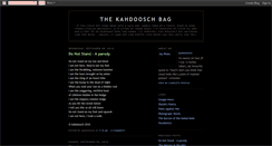 Desktop Screenshot of kahdooschbag.blogspot.com